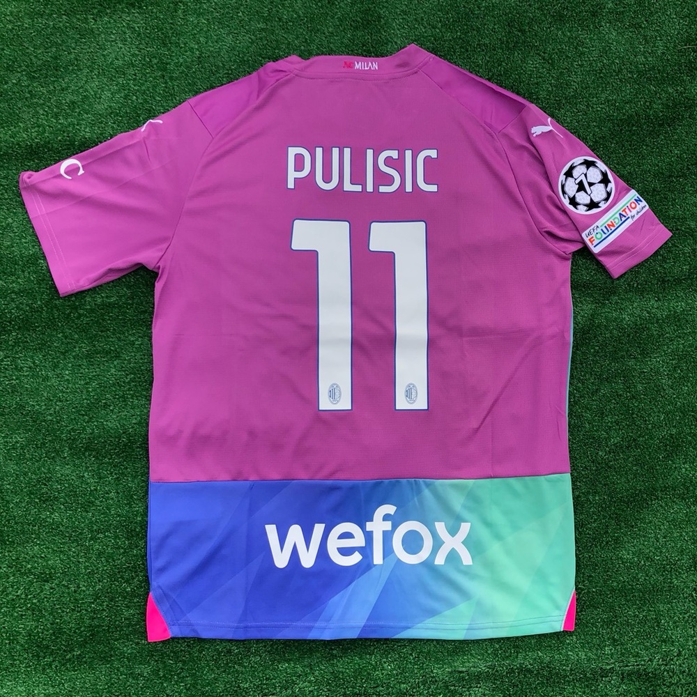 Men’s AC Milan Third Jersey 2023/24 #11 Pulisic